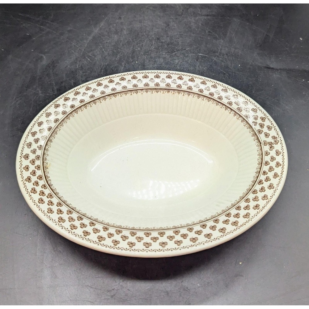 Vintage Adams‎ Sharon Oval Serving Vegetable Bowl 9.25" Clover England